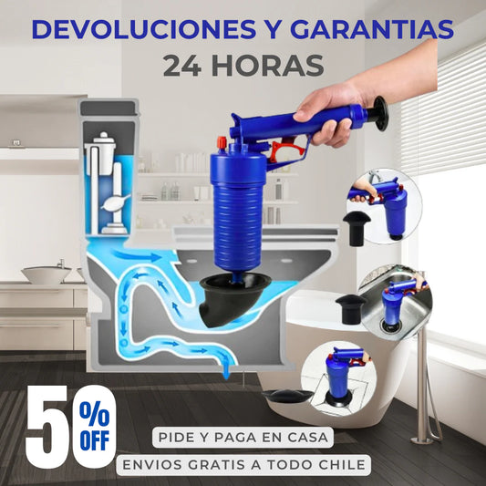 PowerPlumber: ¡Desatasca cualquier tubería con la fuerza imparable del PowerPlumber!