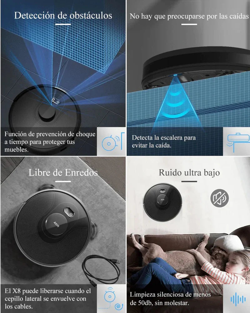 LimpioBot: Tu aliado perfecto para un hogar impecable, sin esfuerzo.