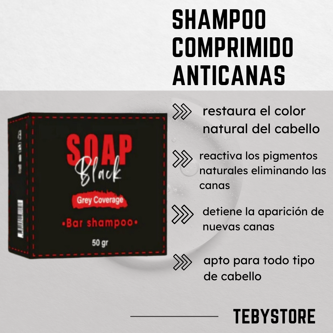Shampoo Para Cubrir Las Canas 100% Natural + Envío Gratis🎁                                          (Aprovecha 2x $24.990)