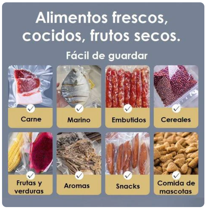 Sellador Al Vacío Pro™ ¡Conserva Todo Fresco y Ahorra!🍎🔒