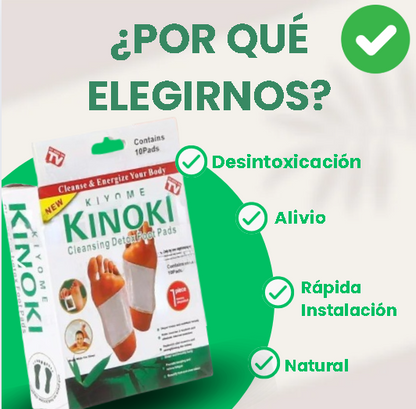 Parches Kinoki® | Alivio de Estrés Inmediato