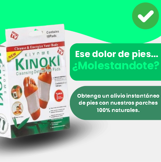Parches Kinoki® | Alivio de Estrés Inmediato